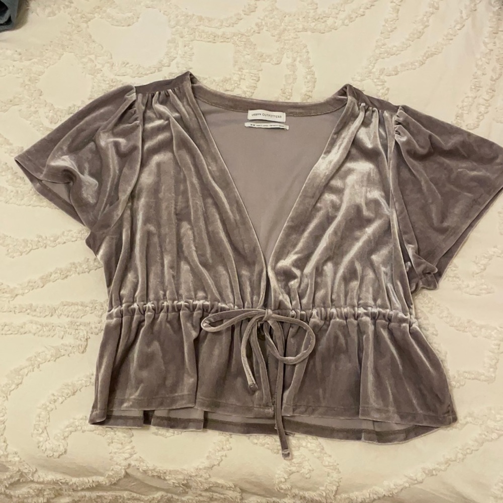 Urban Outfitter velvet top, only worn twice!